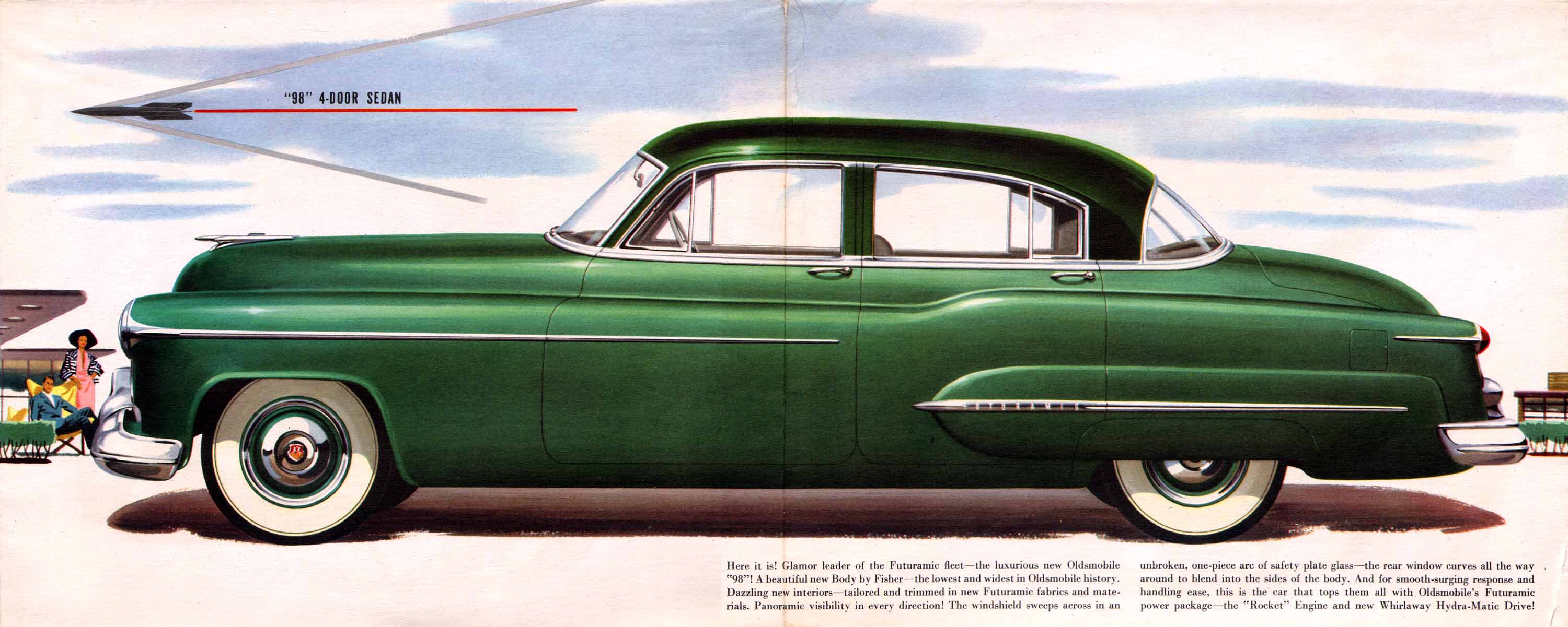 1950 Oldsmobile Motor Cars Foldout Page 11